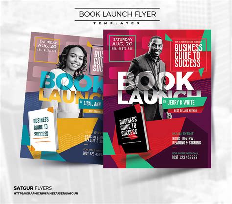 smart card launch flyer|book launch flyer template.